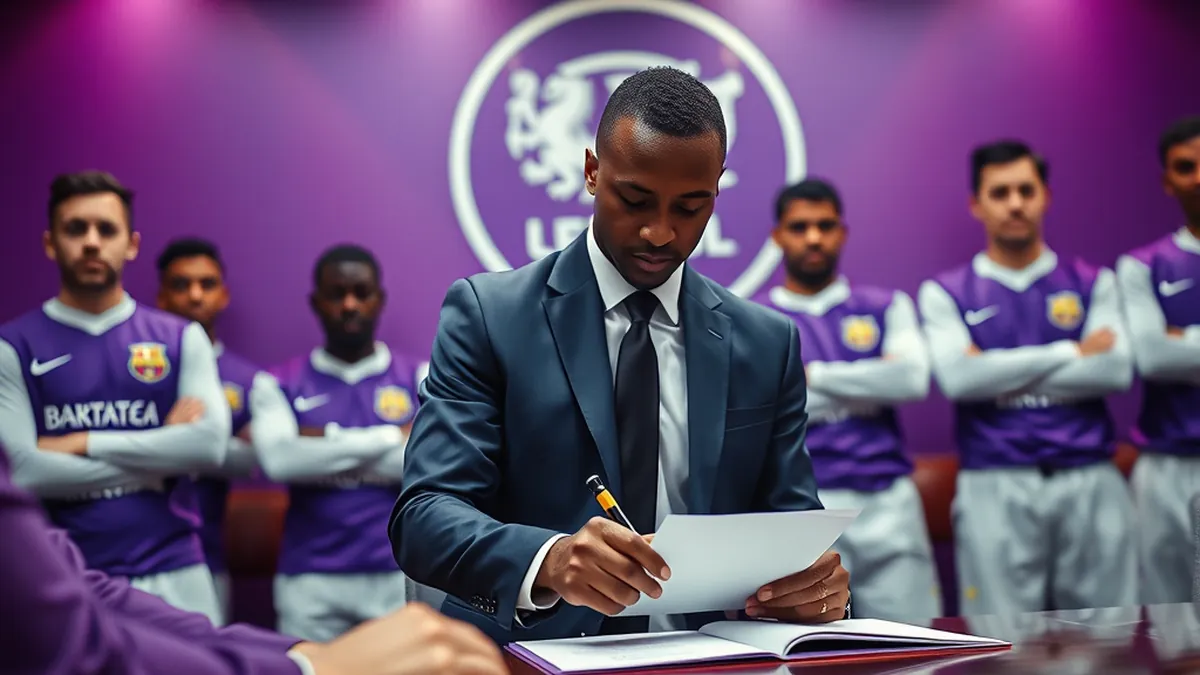 Anderlecht strikt Barcelona-linksback Moussa N'Diaye